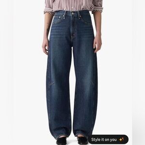LEVIS Cinch Barrel Women's Blue Jeans